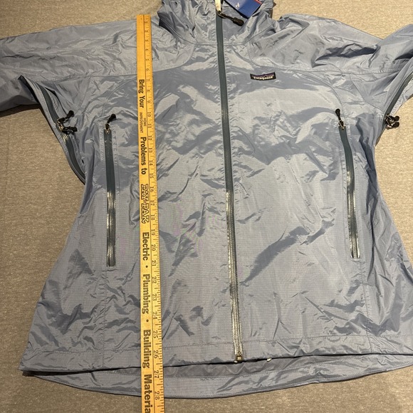 Patagonia Women's Rain Shadow Jacket Blue Large NOS New With Tags - Picture 8 of 9